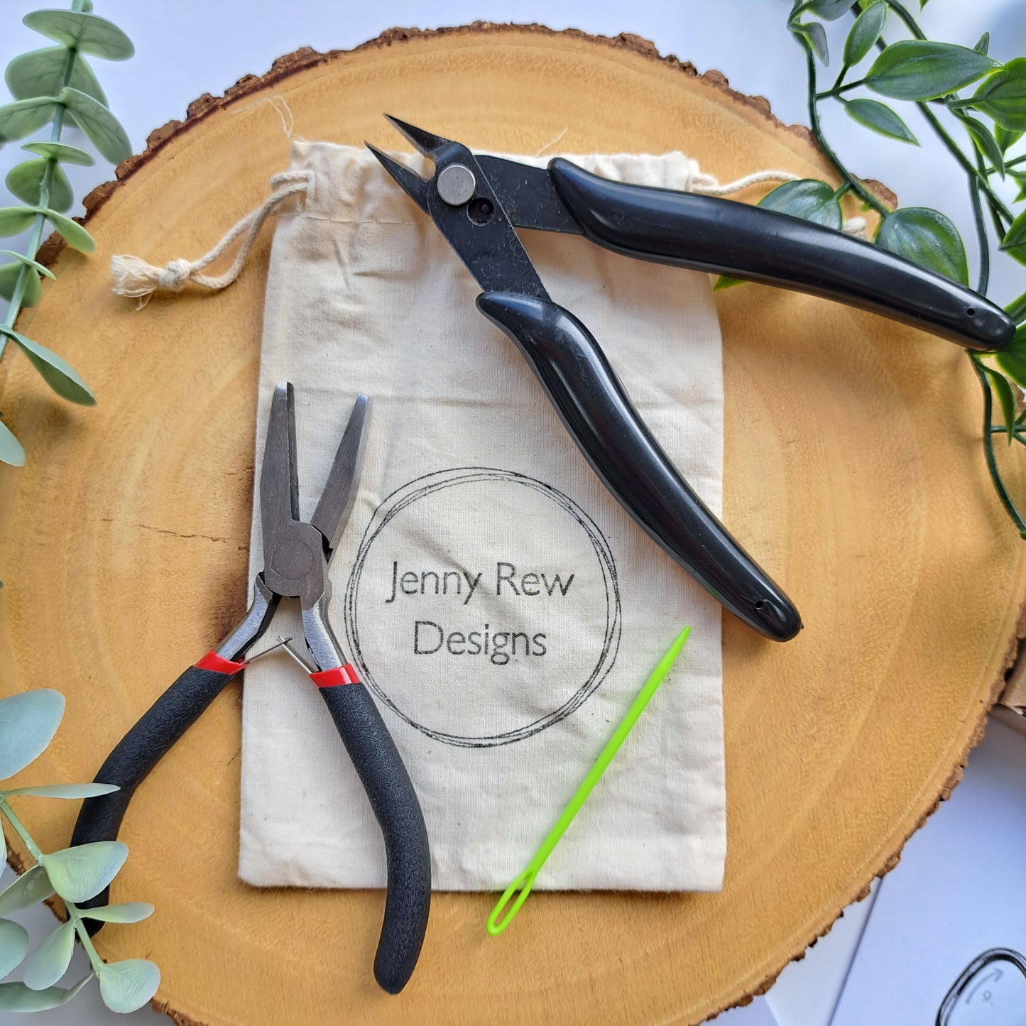 DIY Knitted Wire Kit - Monstera Leaf (tools incl)