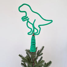 Load image into Gallery viewer, Christmas Dinosaur Tree Topper