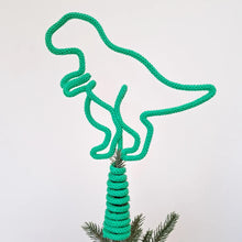 Load image into Gallery viewer, Christmas Dinosaur Tree Topper