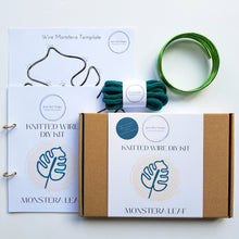 Load image into Gallery viewer, DIY Knitted Wire Kit - Monstera Leaf (tools incl)
