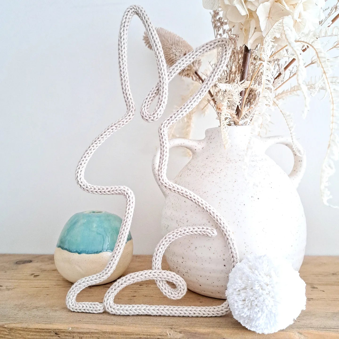 Bunny Rabbit with Pom Tail
