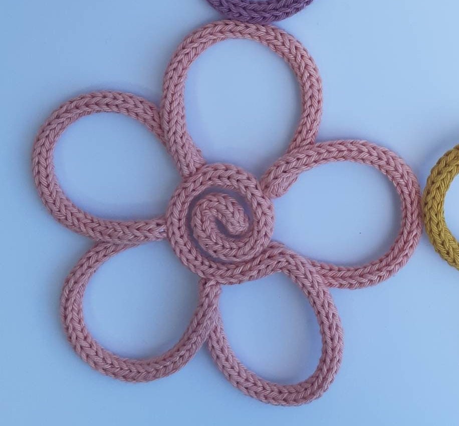 Flower Knitted Wire Decorations